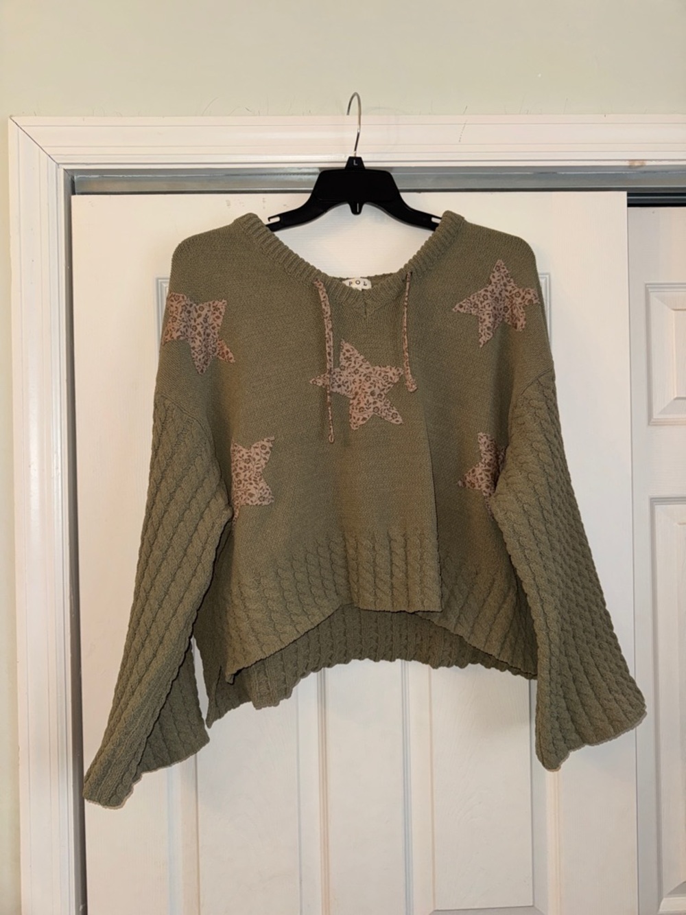 Boutique Hoodie with Star Patches